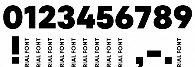 Mont Blanc-Trial ExtraBold Font OTHER CHARS