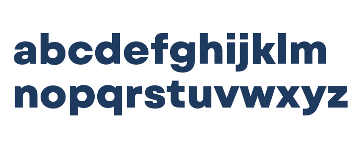 Mont Blanc-Trial ExtraBold Lowercase