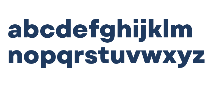 Mont Blanc-Trial ExtraBold Lowercase