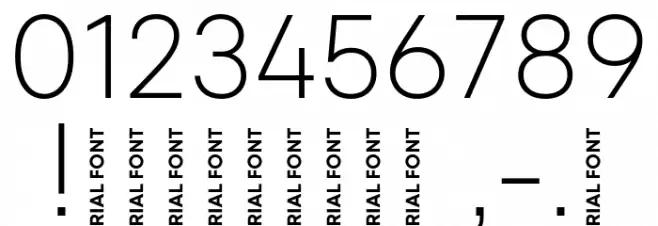 Mont Blanc-Trial ExtraLight Font OTHER CHARS