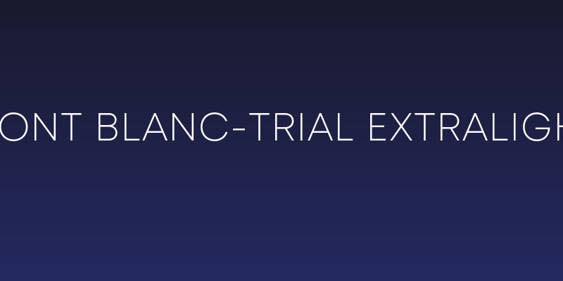 Mont Blanc-Trial ExtraLight Social Header