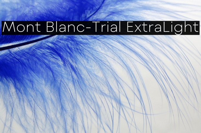 Mont Blanc-Trial ExtraLight Example 1