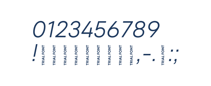 Mont Blanc-Trial Light Italic Other Characters