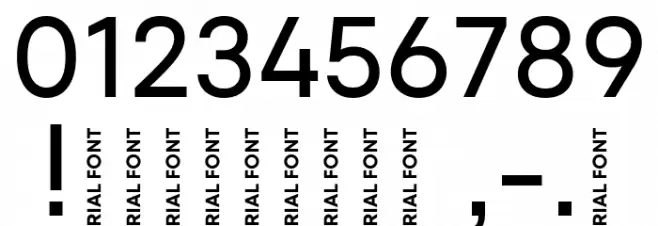 Mont Blanc-Trial Regular Font OTHER CHARS