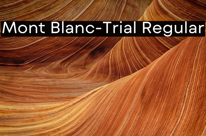 Mont Blanc-Trial Regular Example 2