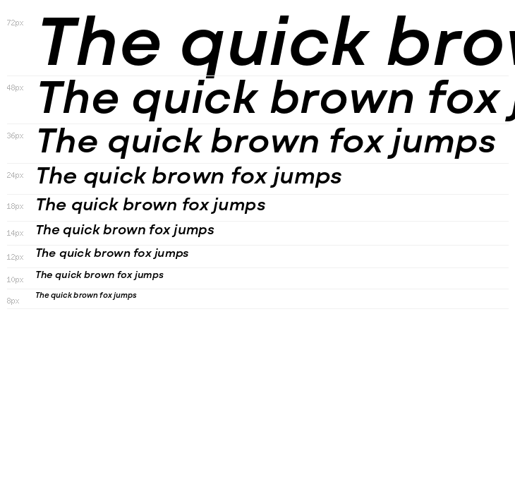 Mont Blanc-Trial SemiBold Italic Waterfall