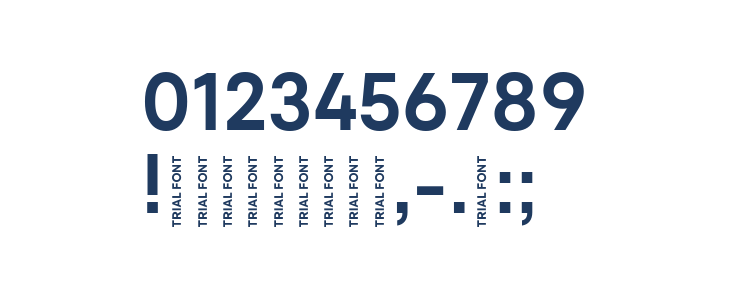 Mont Blanc-Trial SemiBold Other Characters