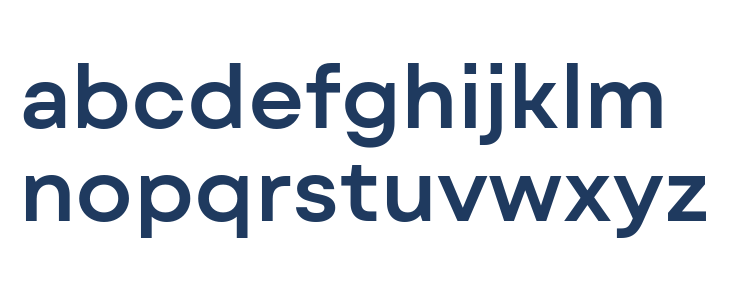 Mont Blanc-Trial SemiBold Lowercase