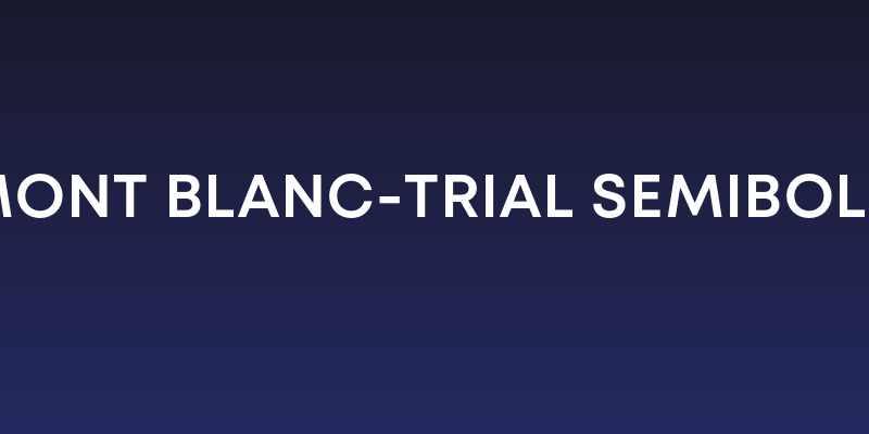 Mont Blanc-Trial SemiBold Social Header