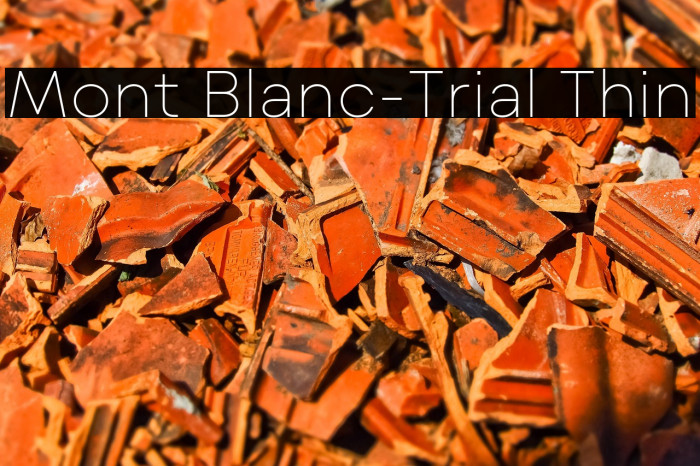 Mont Blanc-Trial Thin Example 3
