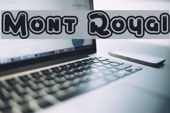 Mont Royal Font examples