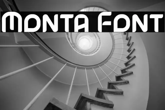 Monta Font examples