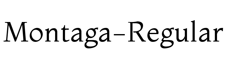 Montaga-Regular Font