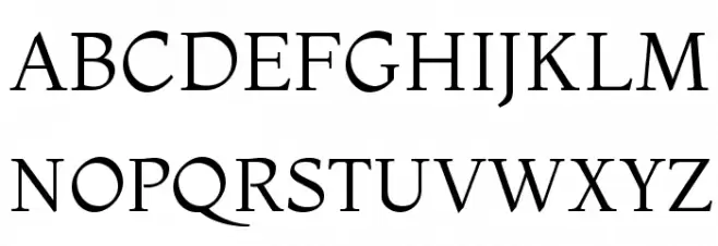 Montaga-Regular フォント 大文字