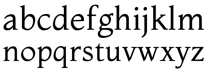 Montaga-Regular Font LOWERCASE