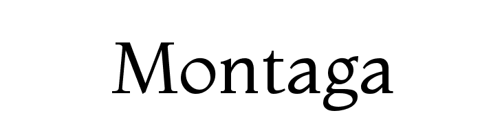 Montaga  Скачать бесплатные шрифты