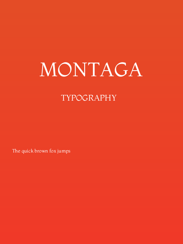 Montaga Poster