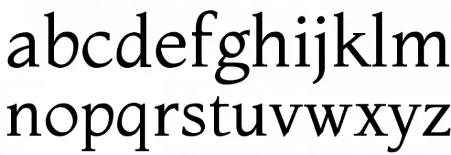 Montaga फ़ॉन्ट लोअरकेस