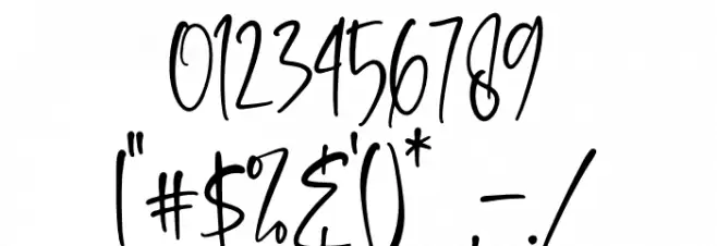 Montain Fight Font OTHER CHARS