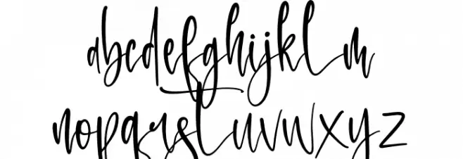 Montain Fight Font LOWERCASE