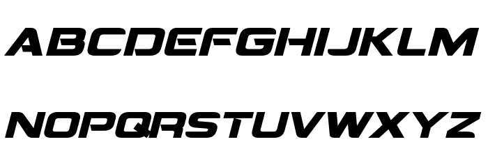 Montalban Bold Italic Font LOWERCASE