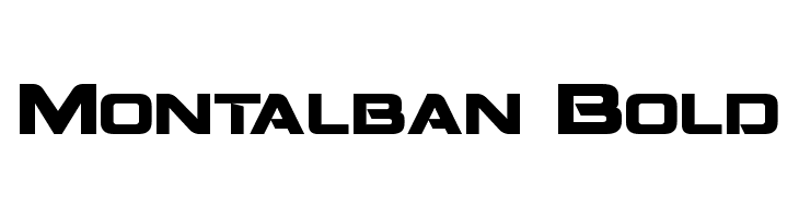 Montalban Bold Font
