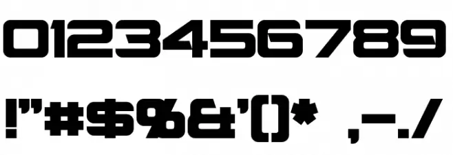 Montalban Bold Font OTHER CHARS