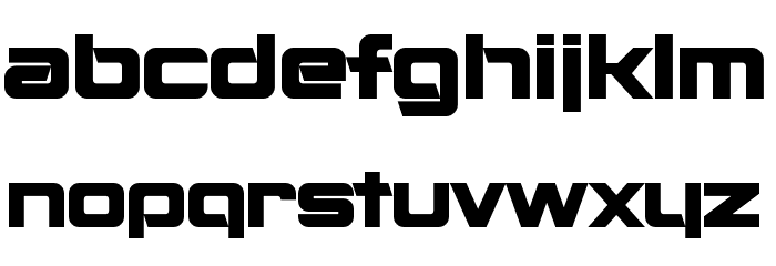 Montalban Bold Font LOWERCASE
