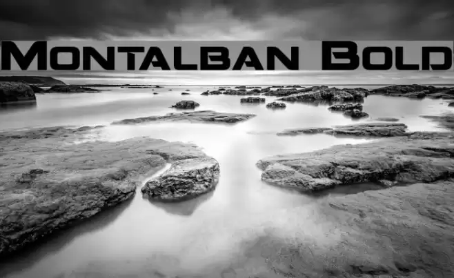 Montalban Bold Font examples