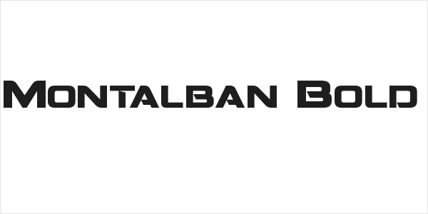 Montalban Bold Logo