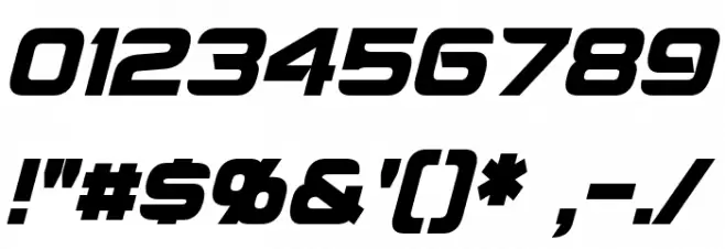 Montalban Condensed Bold Italic