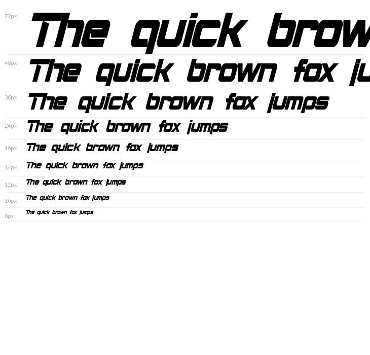 Montalban Condensed Bold Italic Waterfall