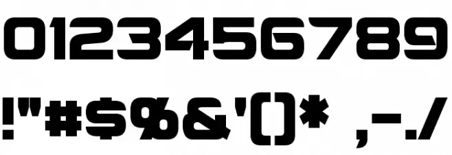 Montalban Condensed Bold Font OTHER CHARS