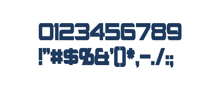 Montalban Condensed Bold Other Characters