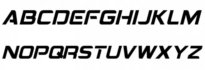 Montalban Condensed Italic フォント 大文字