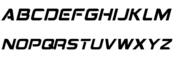 Montalban Condensed Italic Font LOWERCASE