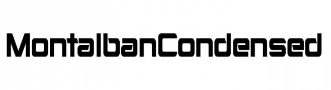 Montalban Condensed  免费字体下载