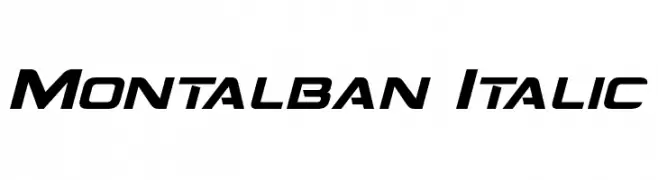 Montalban Italic  नि: शुल्क फ़ॉन्ट्स डाउनलोड