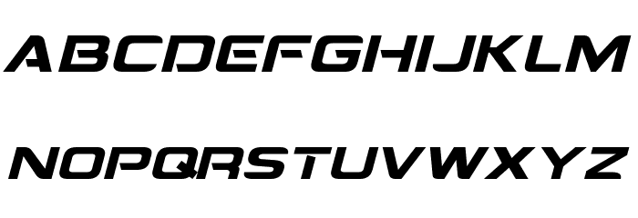 Montalban Italic Font LOWERCASE