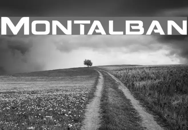 Montalban Font examples