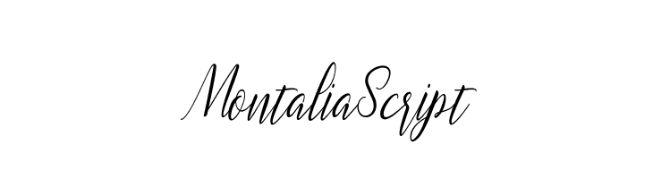 MontaliaScript  フリーフォントのダウンロード