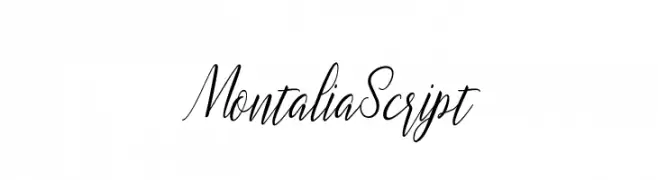 MontaliaScript  Frei Schriftart Herunterladen