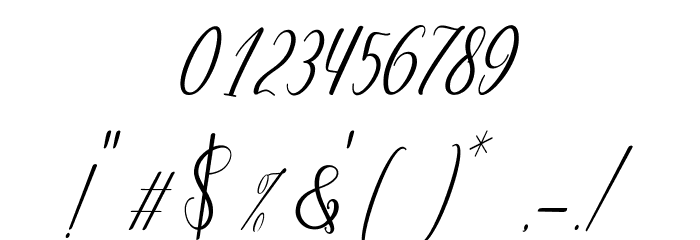 MontaliaScript Font OTHER CHARS