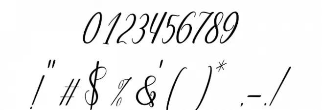 MontaliaScript Font OTHER CHARS