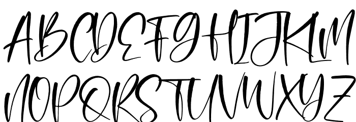 Montana Bright Font UPPERCASE
