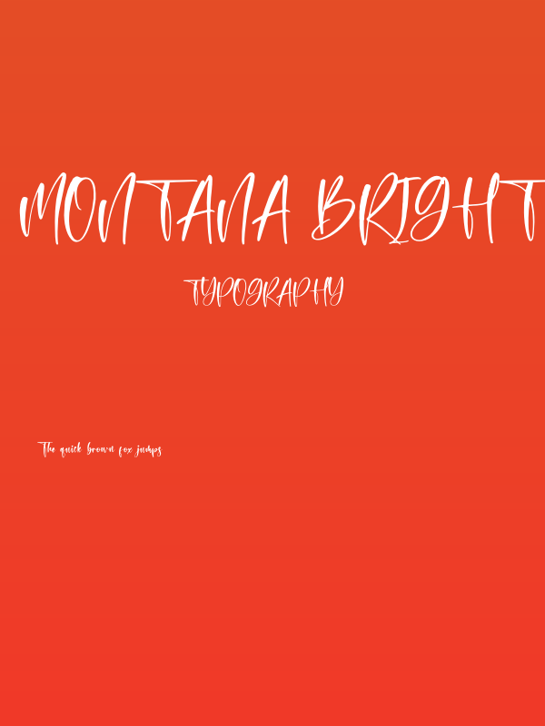 Montana Bright Poster