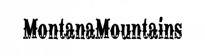 Montana Mountains 字体