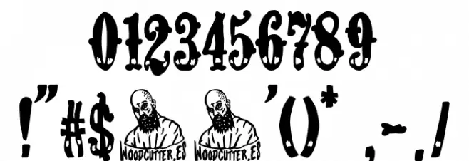 Montana Mountains 字体 其它煤焦