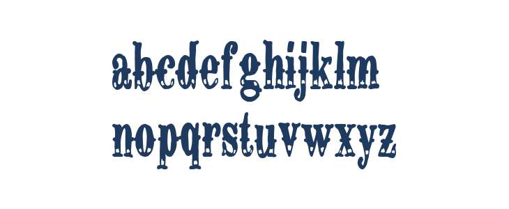 Montana Mountains Lowercase