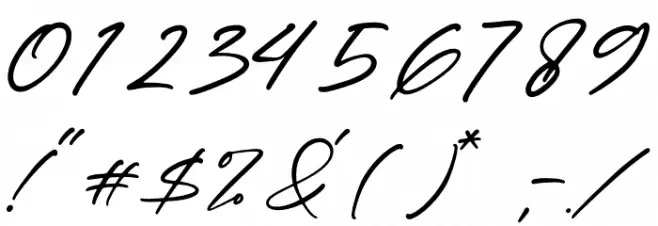 Montana Victory Schriftart Anderer Schreiben